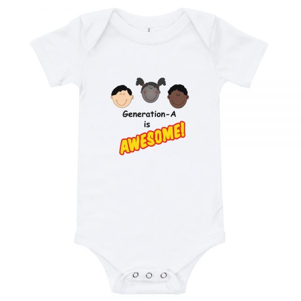 Generation-A is Awesome! – Onesie - White